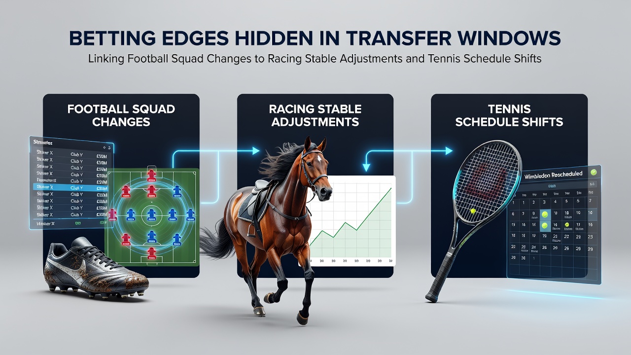 Football transfer activity at a major stadium during summer window with players and staff visible