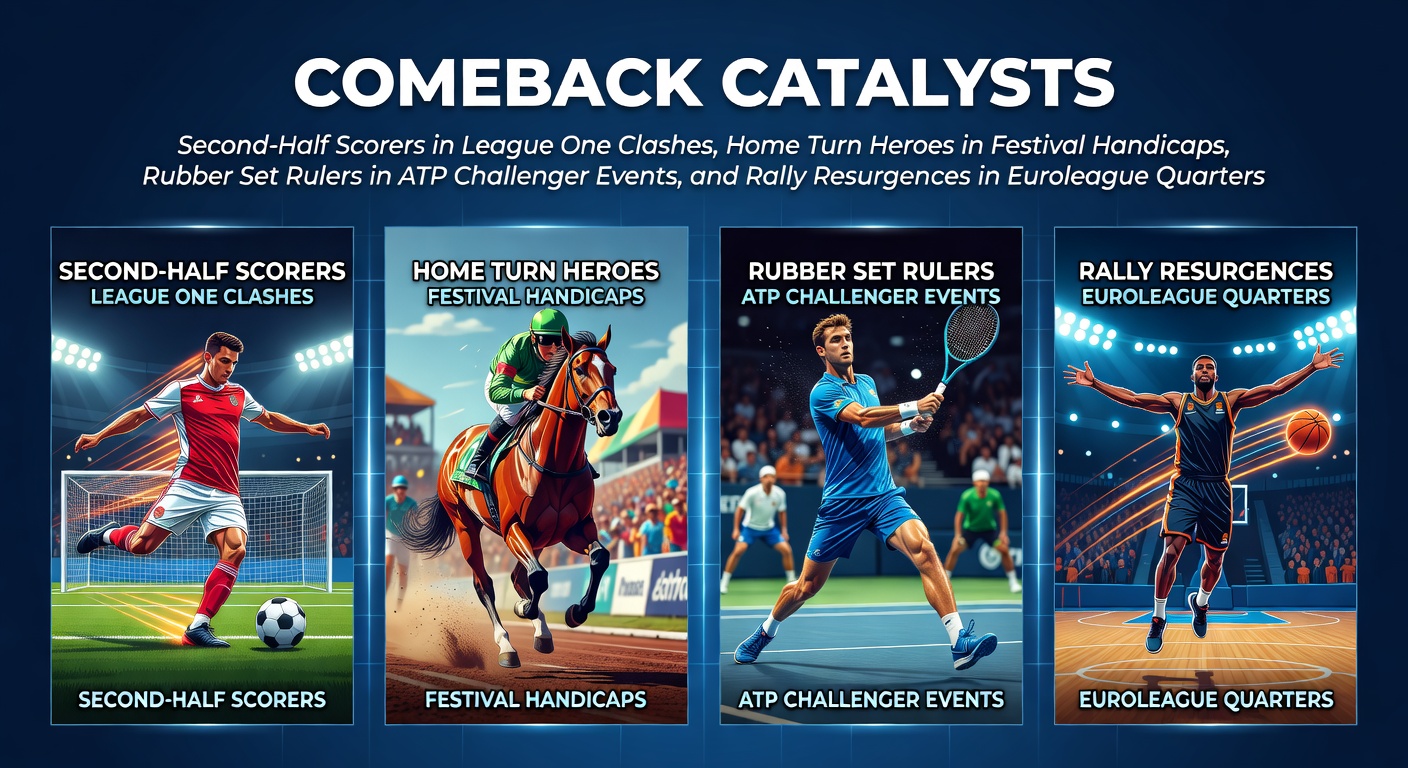 Dynamic action from a League One match showing a second-half goal celebration, highlighting comeback momentum in tight clashes