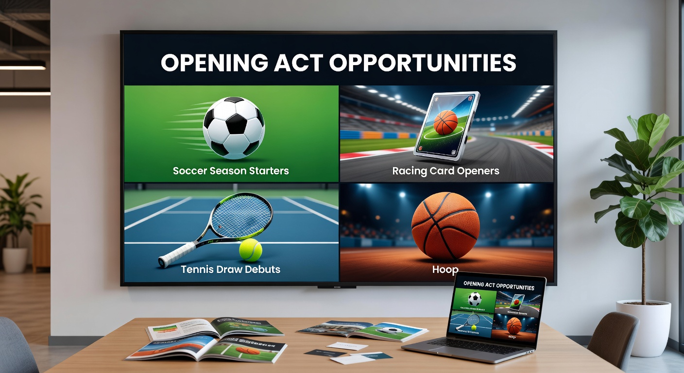 Tennis player serving intensely in a first-round draw debut, racket slicing through the air amid a packed stadium